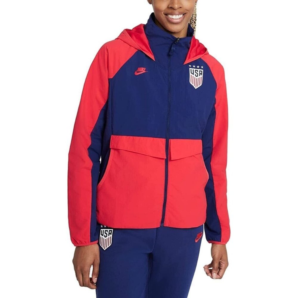 Nike AWF Team USA Soccer Windrunner Full Zip Jacket Women's Size XL NEW